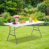 Katlanabilir 152x70x74 Çok Amaçlı Masa Beyaz